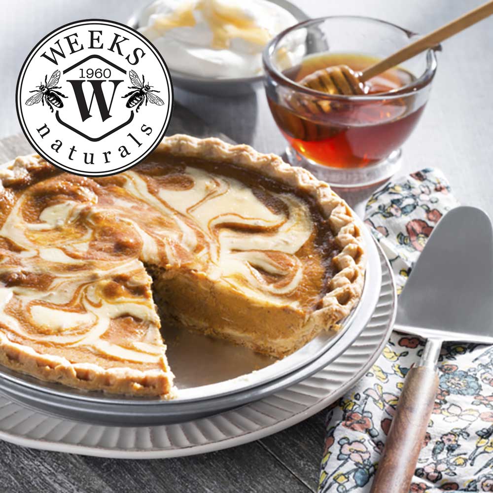 Orange Blossom Honey Cream Pumpkin Pie