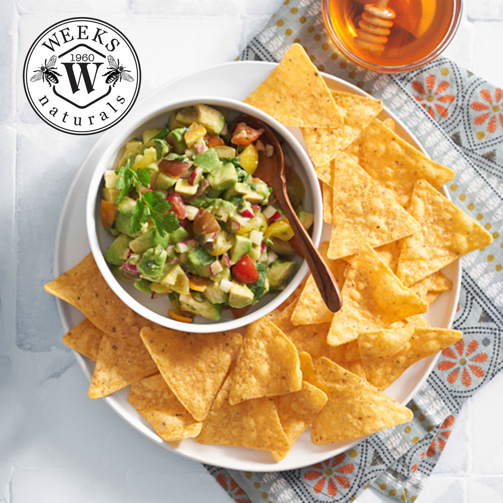 Crunchy Honey and Avocado Dip is Perfect for Watching Big Games!