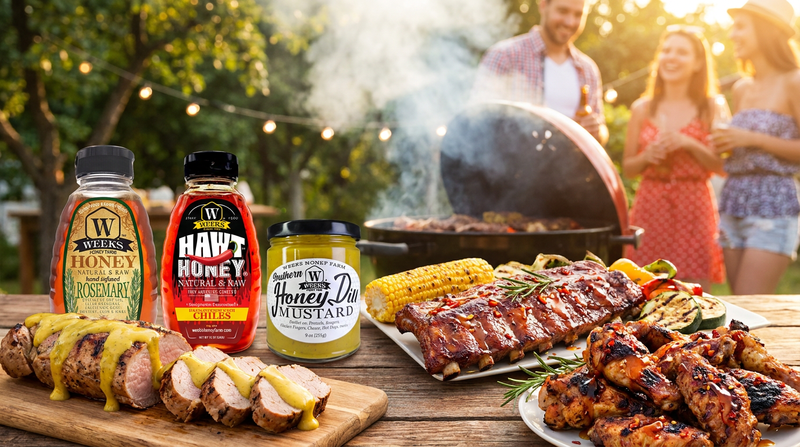 Grilling with Weeks Honey Farm | Save 20% Off with code: GRILL